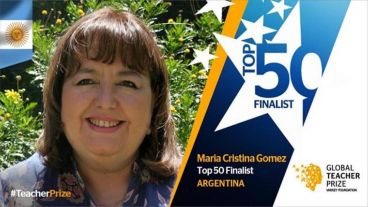 María Cristina elegida entre los mejores 50 docentes del mundo.