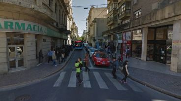 La zona donde tuvo lugar el asalto.