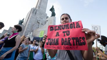 Los carteles mostraron diferentes consignas sobre la problemática.