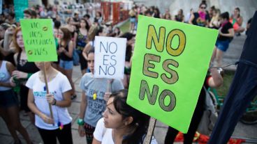 Los carteles mostraron diferentes consignas sobre la problemática.