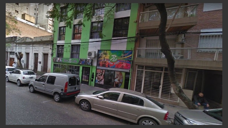 El gimnasio en el que ocurrió el violento hecho. 