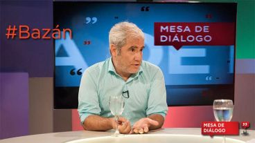 Osvaldo Bazan, en su paso por Mesa de Diálogo en El Tres.