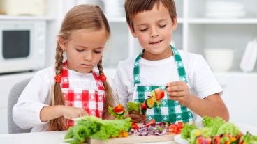 Hay que tener algunos cuidados para que los niños puedan estar en la cocina.