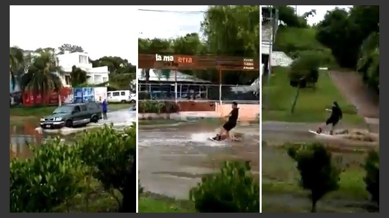 Una práctica habitual en un escenario poco convencional.