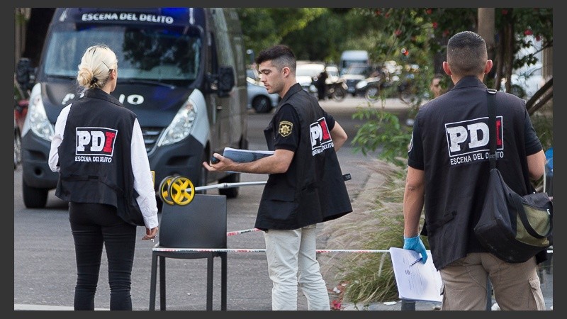 El gabinete criminalístico de la PDI trabajó en los hechos.