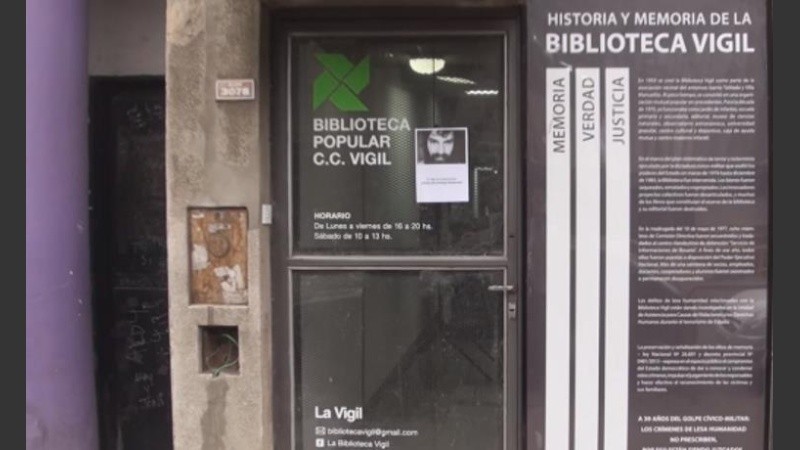 La biblioteca Vigil en la actualidad. 