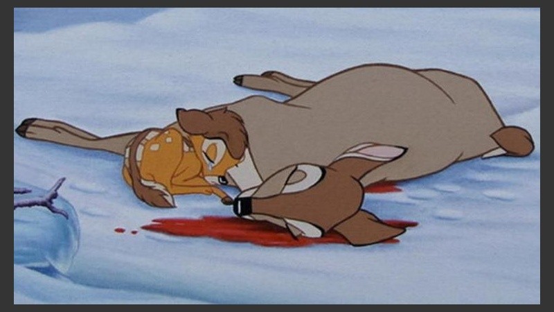 La trágica escena de la película de Disney. 