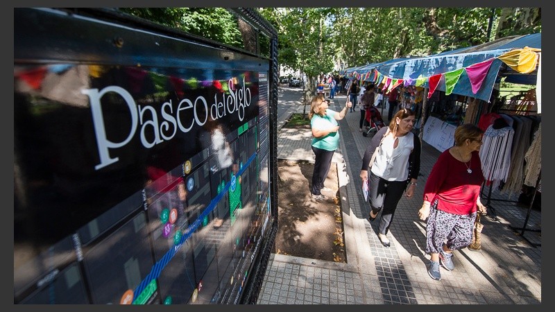 La feria de este miércoles en el Paseo del Siglo. 