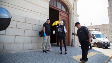 Las vainas servidas fueron recolectadas por la Policía de Investigaciones.