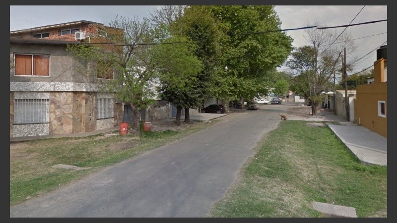 San Lorenzo al 5.100, zona oeste de la ciudad donde balearon al joven.  