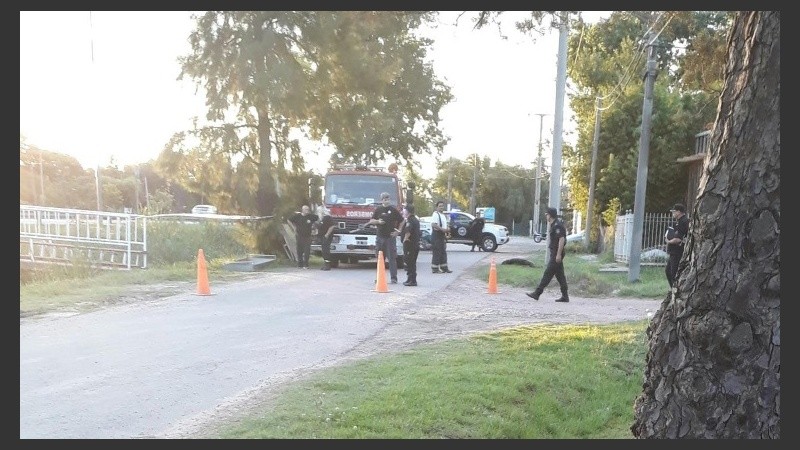 El cadáver fue hallado cerca de la garita 2.