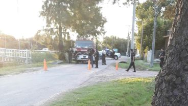 El cadáver fue hallado cerca de la garita 2.