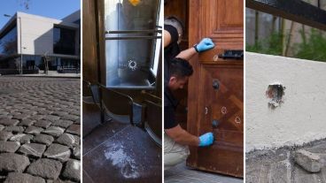 Impactos de bala en tribunales, el Concejo e inmediaciones del MPA.