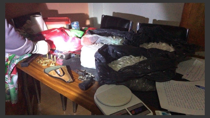 Los operativos terminaron con el secuestro de estupefacientes.