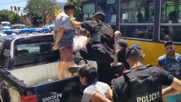 El violento episodio ocurrió este lunes después del mediodía.