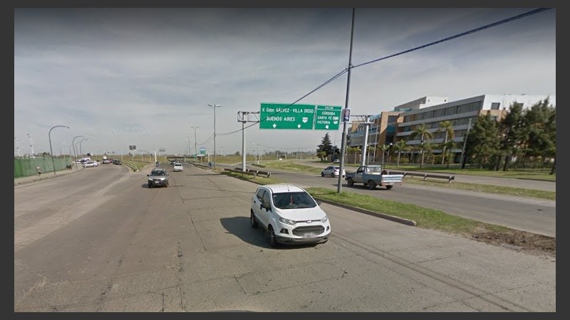 Circunvalación y Oroño, donde se produjo el supuesto asalto y la muerte.