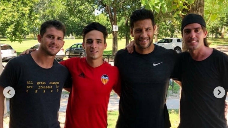Sperduti, Faravelli, Domínguez y el Gato Formica. 