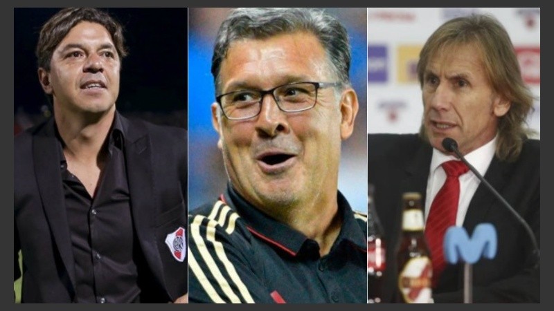 Marcelo Gallardo, Gerado Martino y Ricardo Gareca monopolizaron la final