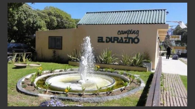 El camping en Miramar donde la niña fue atacada. 