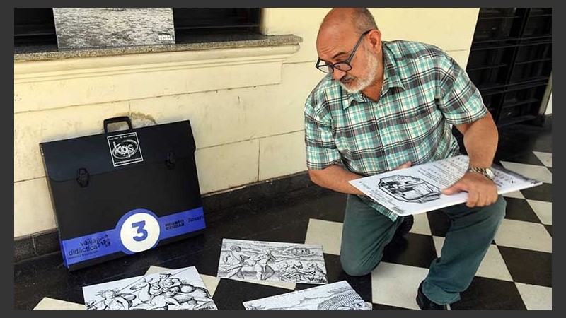 En total hay siete valijas con diferentes temáticas.