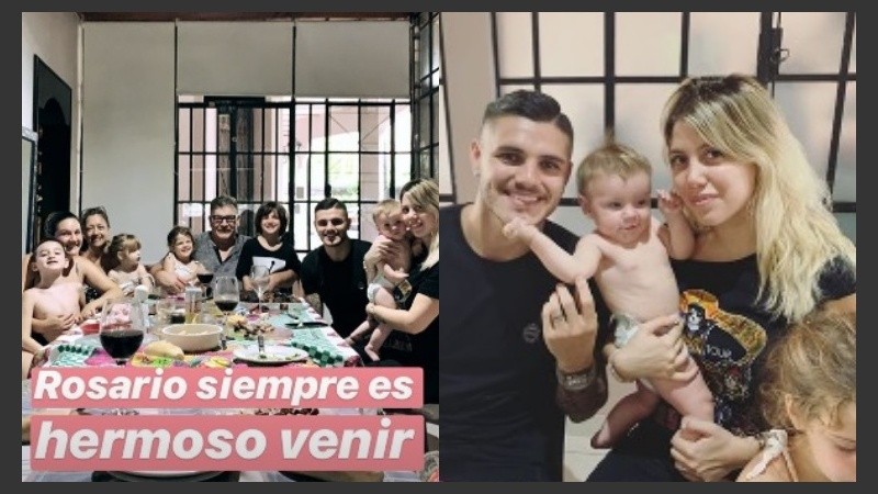 Felices todos en Rosario recibiendo el año nuevo.