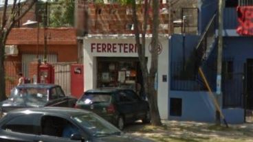 El negocio que atiende el comerciante de 88 años.