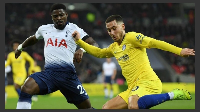 Hazard, clave en el equipo londinense, ante la escuadra de Pochettino.