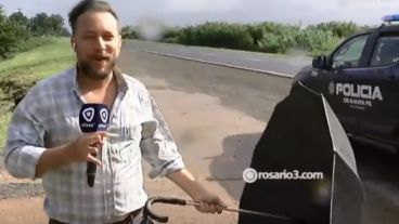 El tiempo impredecible también nos sorprende al aire.