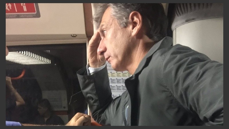 ¿Mauricio Macri en el subte de Buenos Aires?