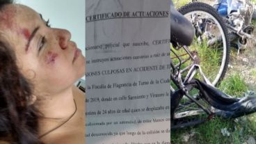 Marianela fue atropellada el 1º de enero en Sarmiento al 3000.