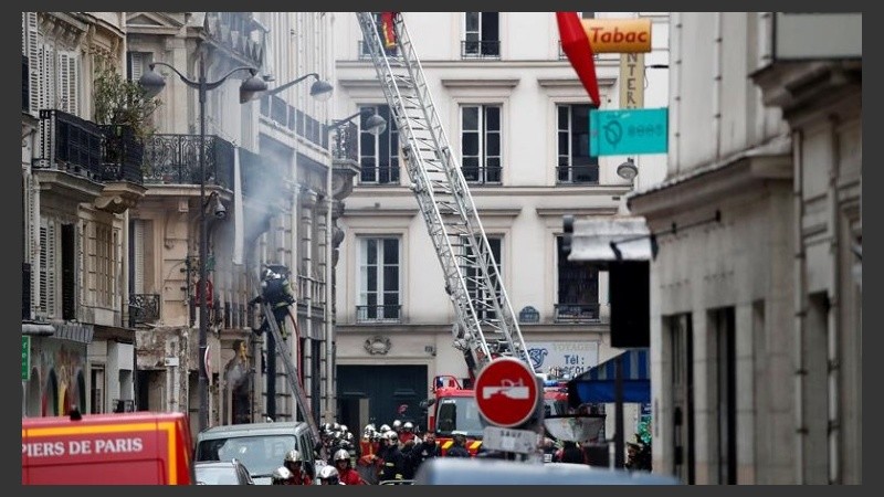 Conmoción en el centro de París por la trágica explosión. 