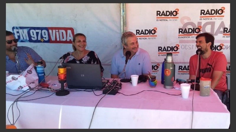 Luis Rubio, con su personaje Ever Ludueña, hizo reír a todos a carcajadas. 