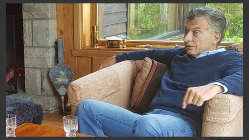 El mandatario nacional está de vacaciones en el sur del país.