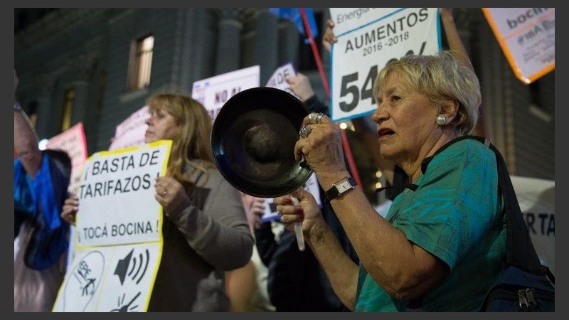 Los sucesivos tarifazos generaron marchas y reclamos en todo el país. 