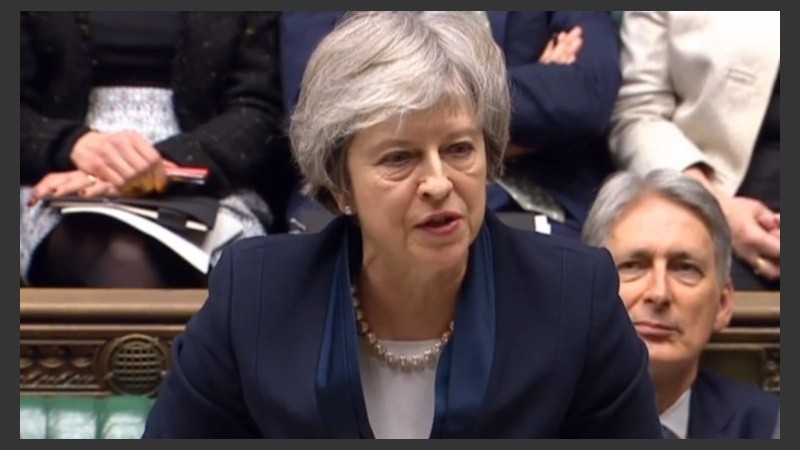 La primera ministra británica Theresa May. 