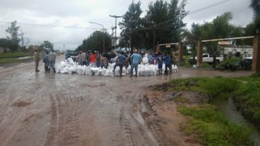 Las inundaciones en el norte provincial afectaron a varias localidades.