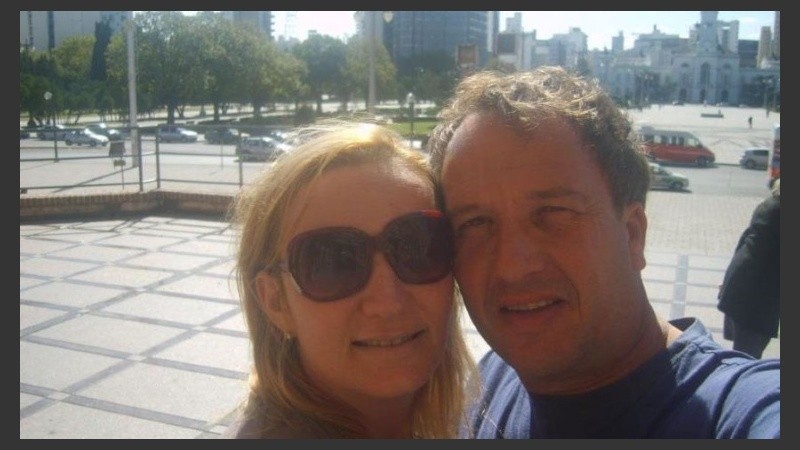 La víctima y su esposo, acusado por el crimen.