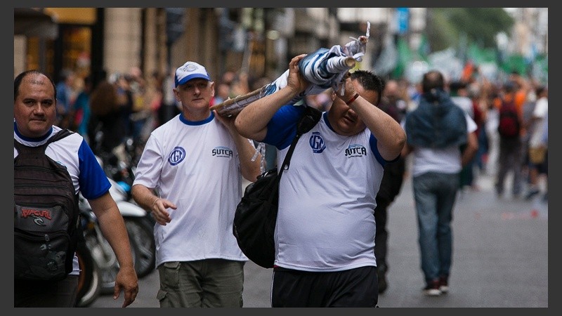 Gremios y organizaciones sociales se sumaron a la movida.