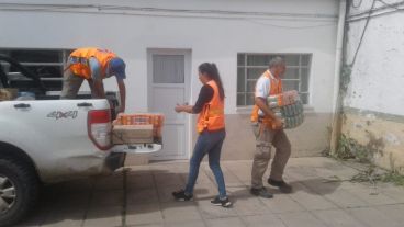 Las donaciones serán derivadas a poblaciones afectadas por las inundaciones.