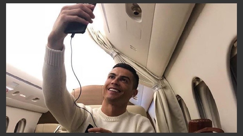 CR7, poco sensible a la noticia del día.