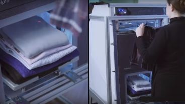 El robot plancha y perfuma en minutos.