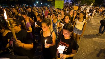 Las mujeres pidieron por las mujeres víctimas de la violencia machista.