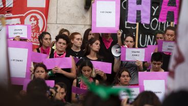 Mujeres recordaron a víctimas de femicidio en este 2019.