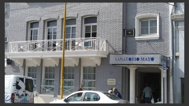 El hecho se produjo en el Sanatorio Mayo.