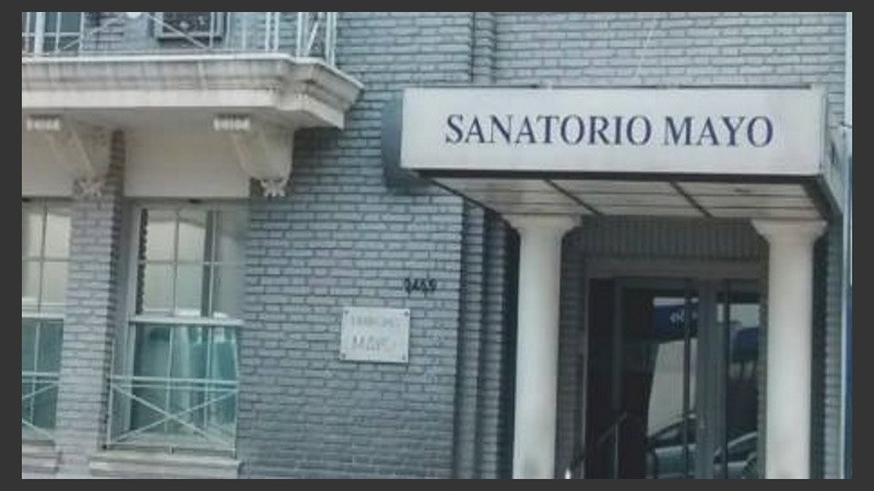 La paciente murió en el sanatorio Mayo.