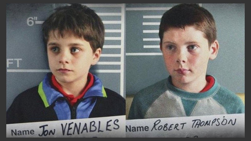 Dos niños actores interpretan a los asesinos de James Bulger en la película 