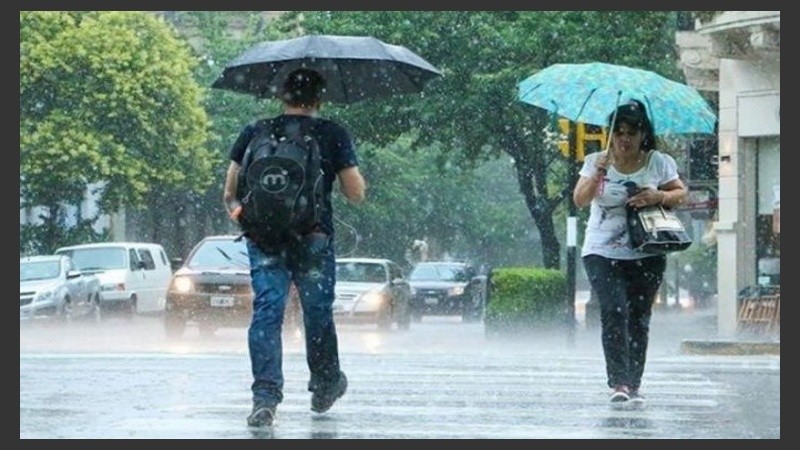 En un corto período, cayó un importante volumen de agua. 
