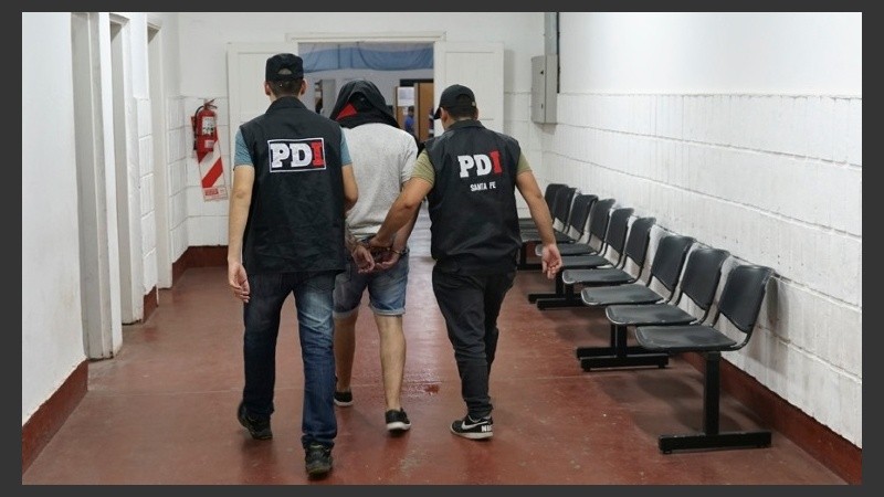 La detención del hombre de 36 años. 