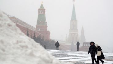 La actual nevada podría ser la mayor registrada en Moscú en los últimos 68 años. 