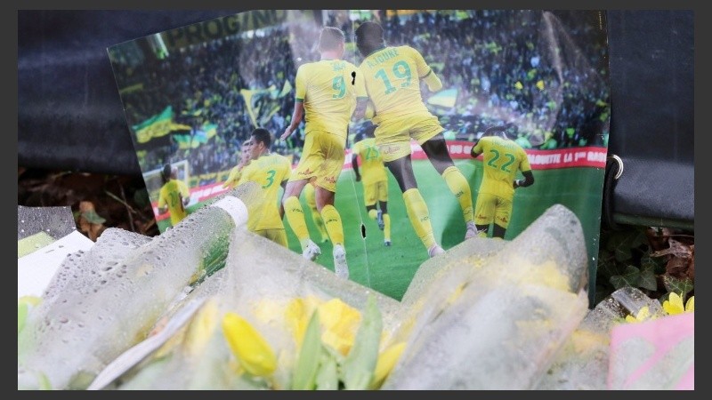 Un homenaje a Sala en los campos de entrenamiento del Nantes.